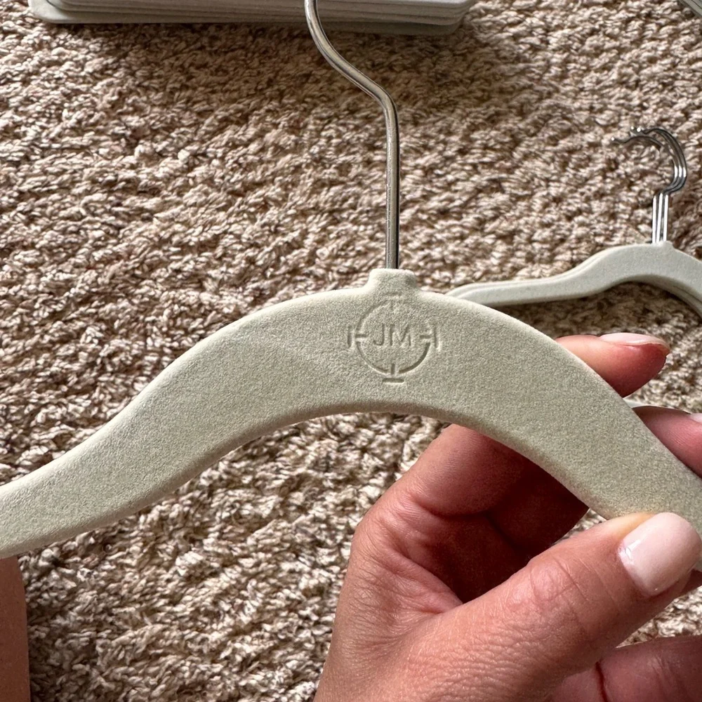 Ivory “Velvet” Slim Clothes Hangers - Kids
